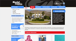 Desktop Screenshot of model-sports.com